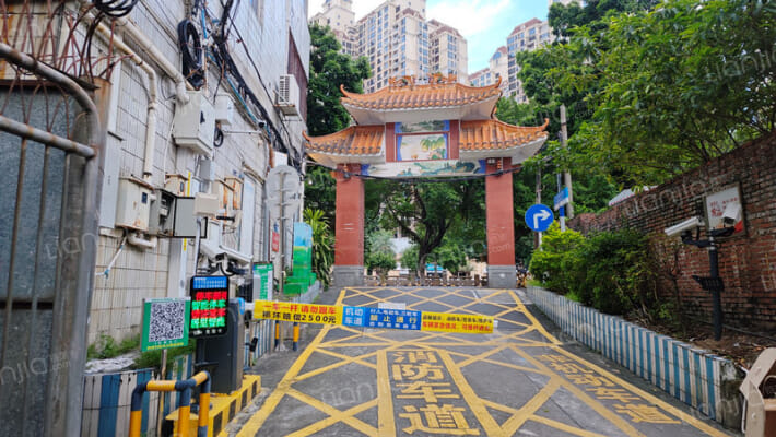 水榕堂粮出宿舍外景图