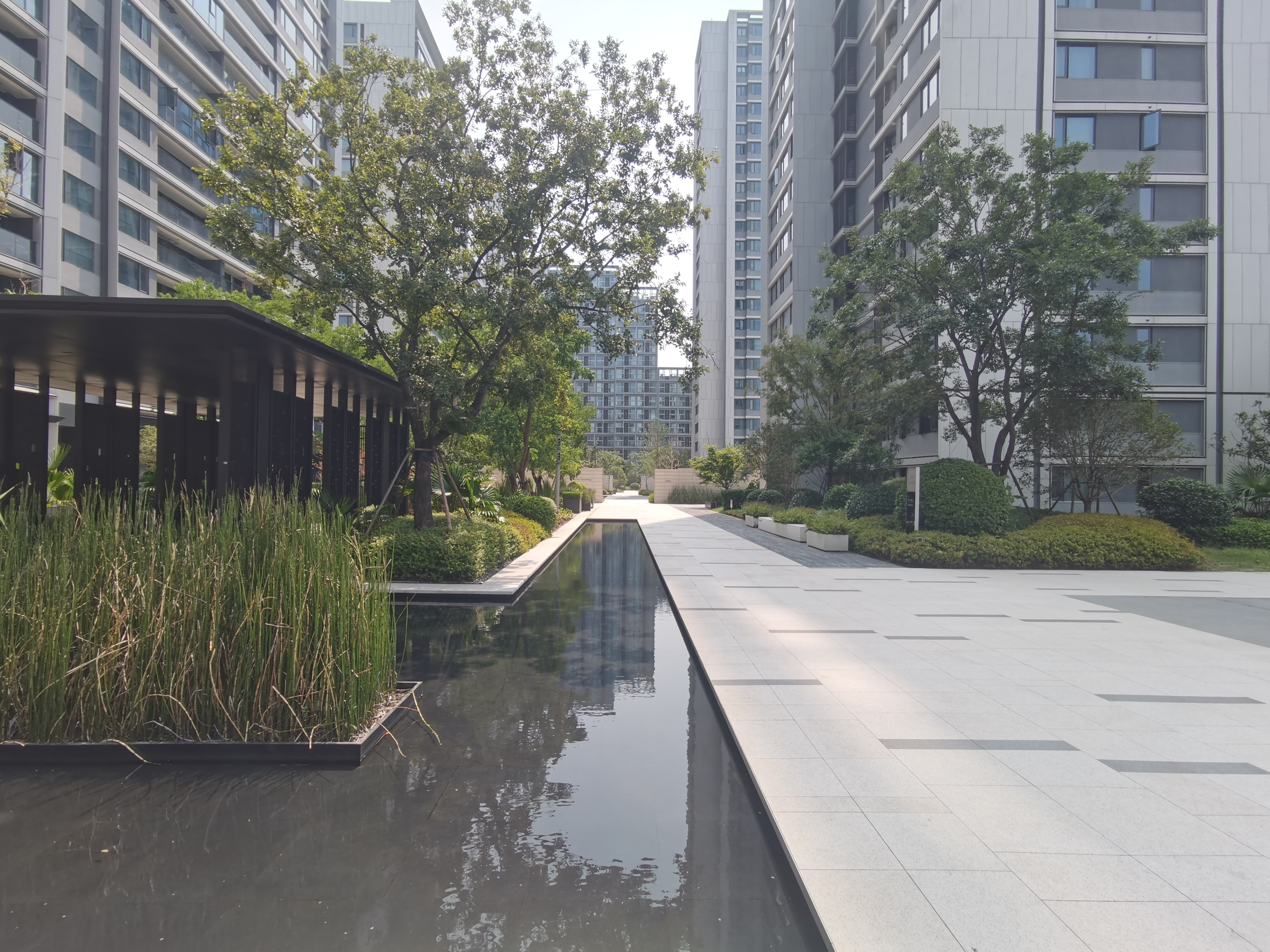 湖悦江南院小区实景 6