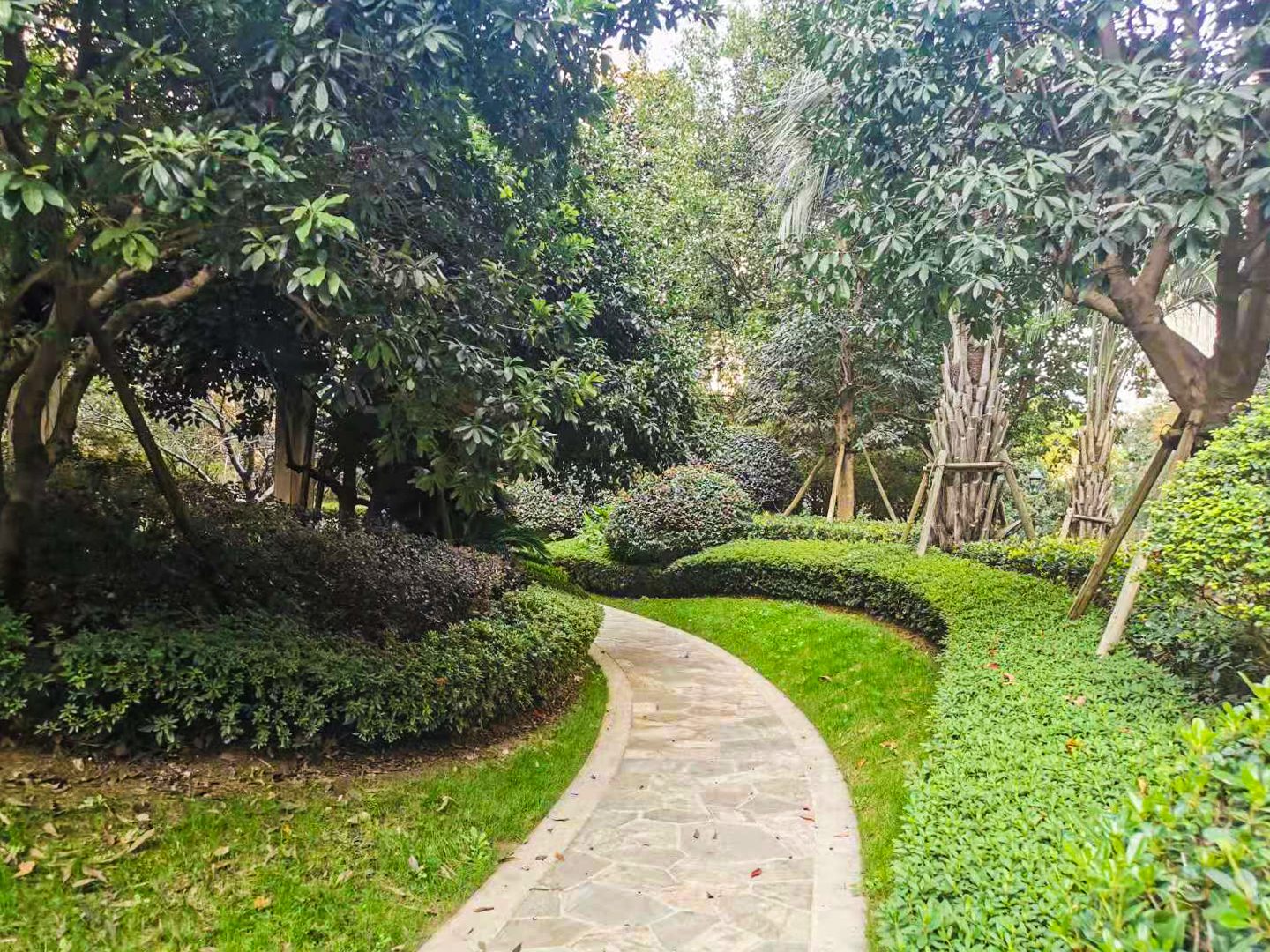 万科中央公园小区实景 7