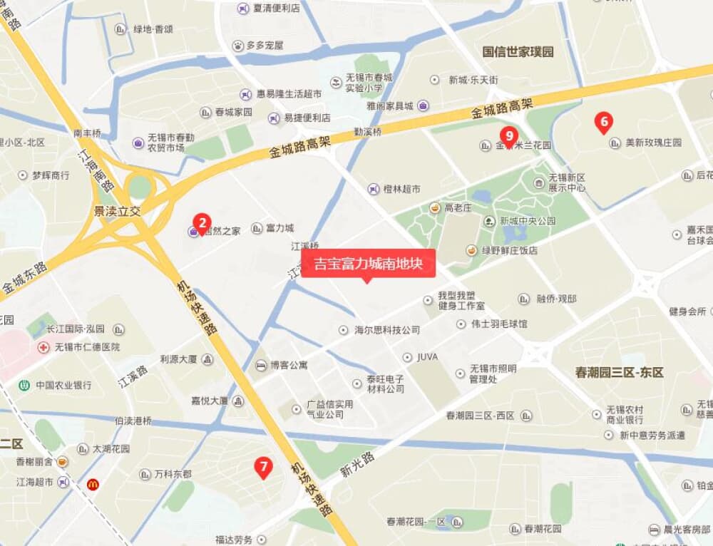 吉宝季景铭邸区位