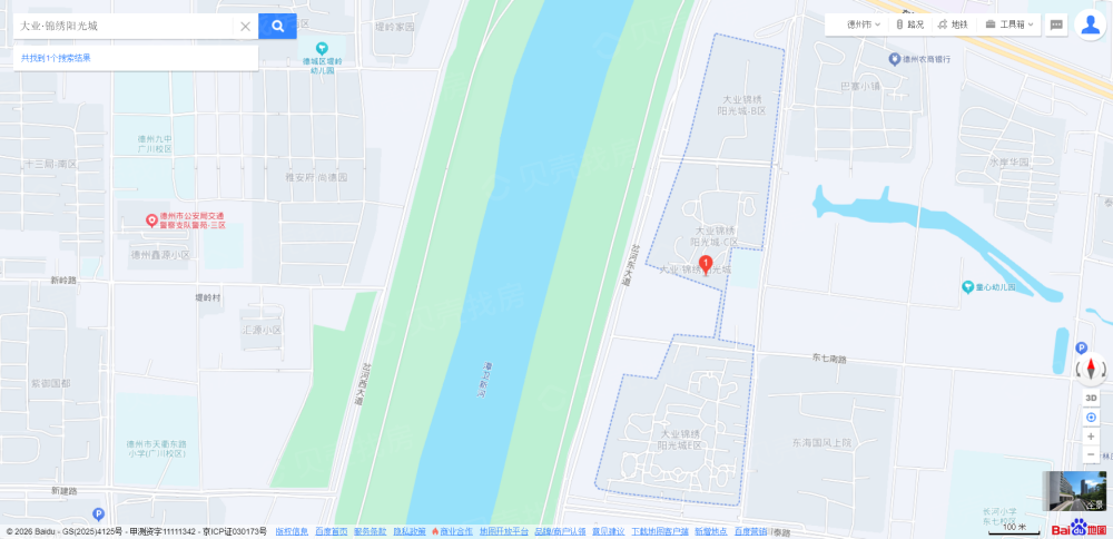 大业锦绣阳光城区位