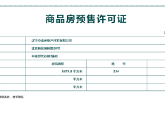 中金时代启城预售许可证