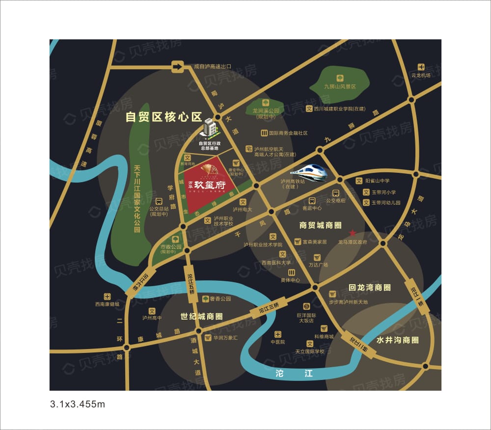 玖玺府区位