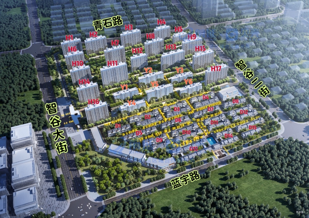 绿城锦云水岸效果图