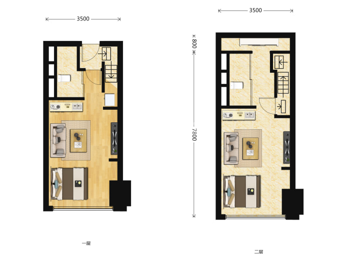 万彩城--建面 41.58m²