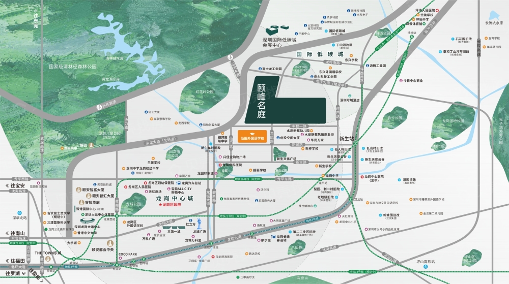 颐峰名庭区位