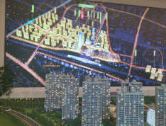 绿地咸宁城际空间站实景图