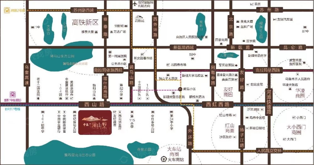中豪润园区位