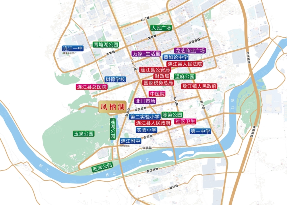 鸿利凤栖湖区位