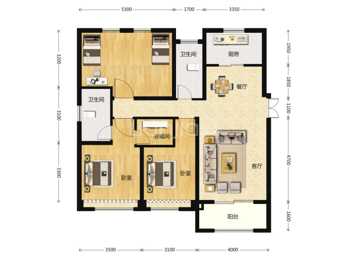 利航观棠--建面 149.14m²