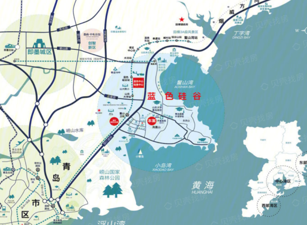 鲁商健康城区位