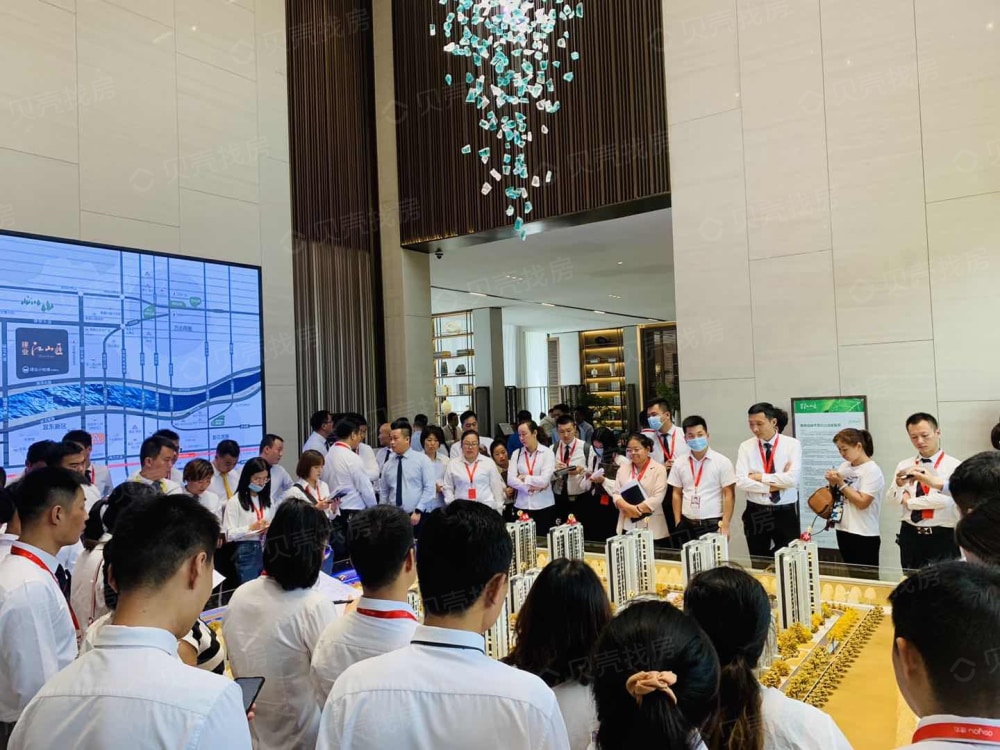 建业江山汇项目现场
