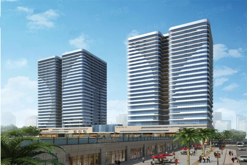 滨江城市广场效果图