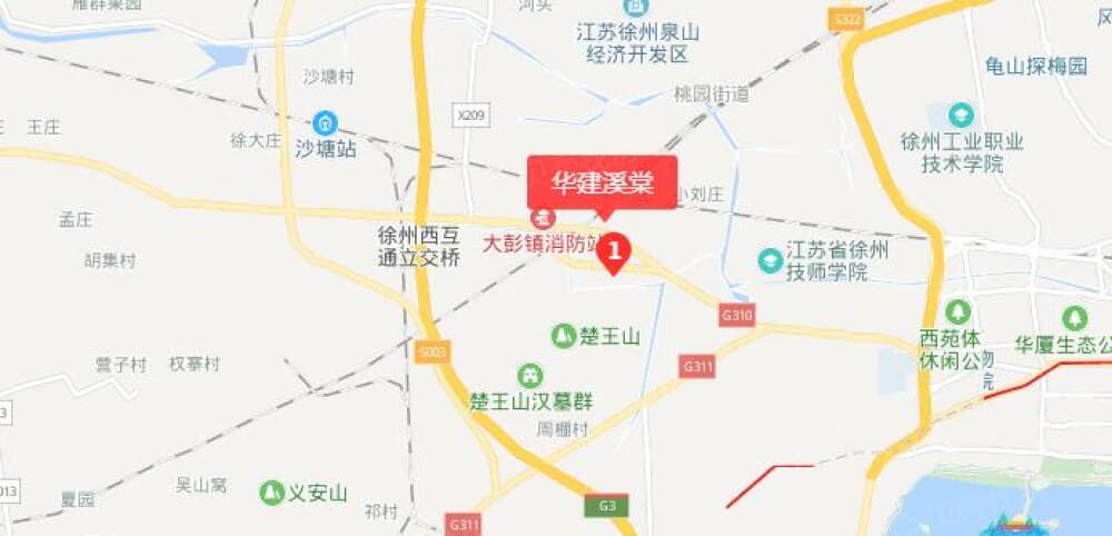 华建溪棠区位