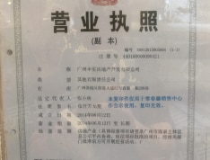 实地常春藤开发商营业执照