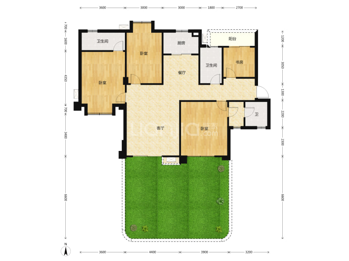 福天藏郡--建面 169m²