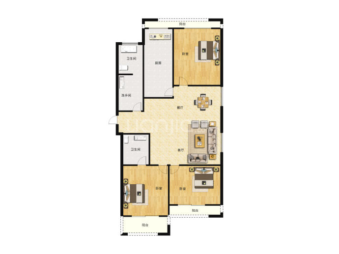 开元盛世--建面 116.41m²