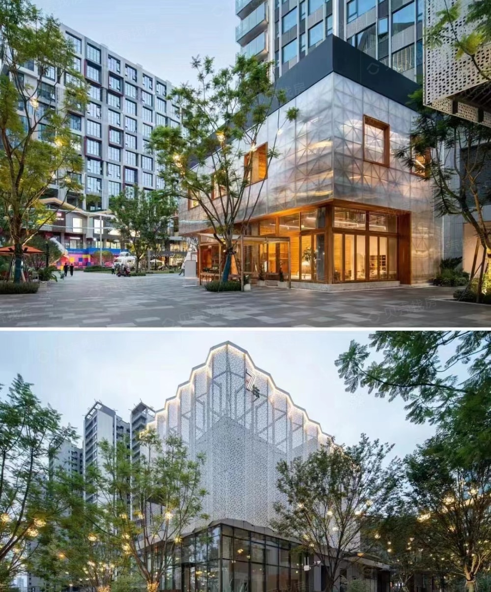 喜悦和商业中心效果图