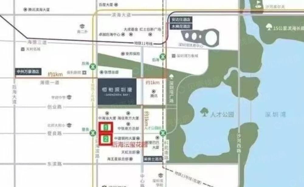 深圳湾澐玺区位