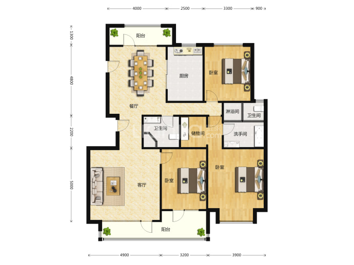 檀香府--建面 170m²