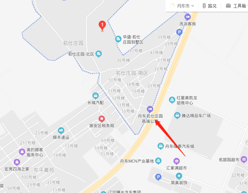名仕莊園区位