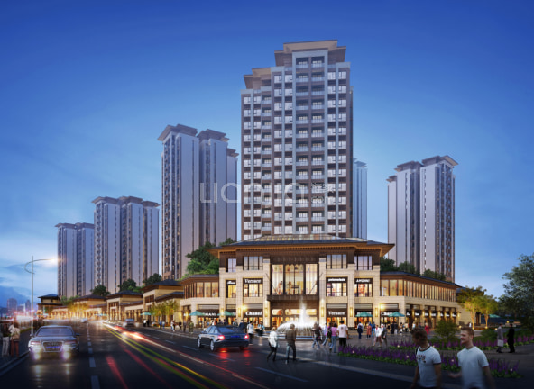 内江市资中县世纪城公园户型:3室/4室建面 89-108㎡远达·世纪城a区在