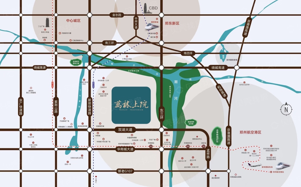 东方宇亿万林上院区位