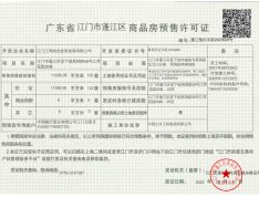 中国铁建城预售许可证
