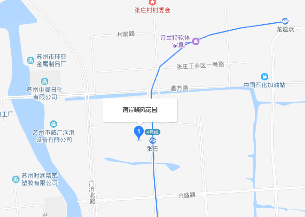 荷岸晓风区位