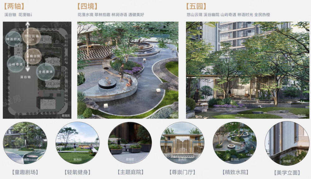 陕建山屿湖效果图