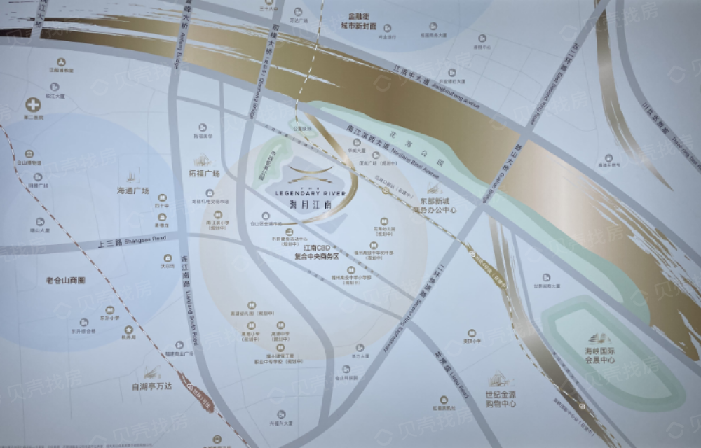 海月江南区位