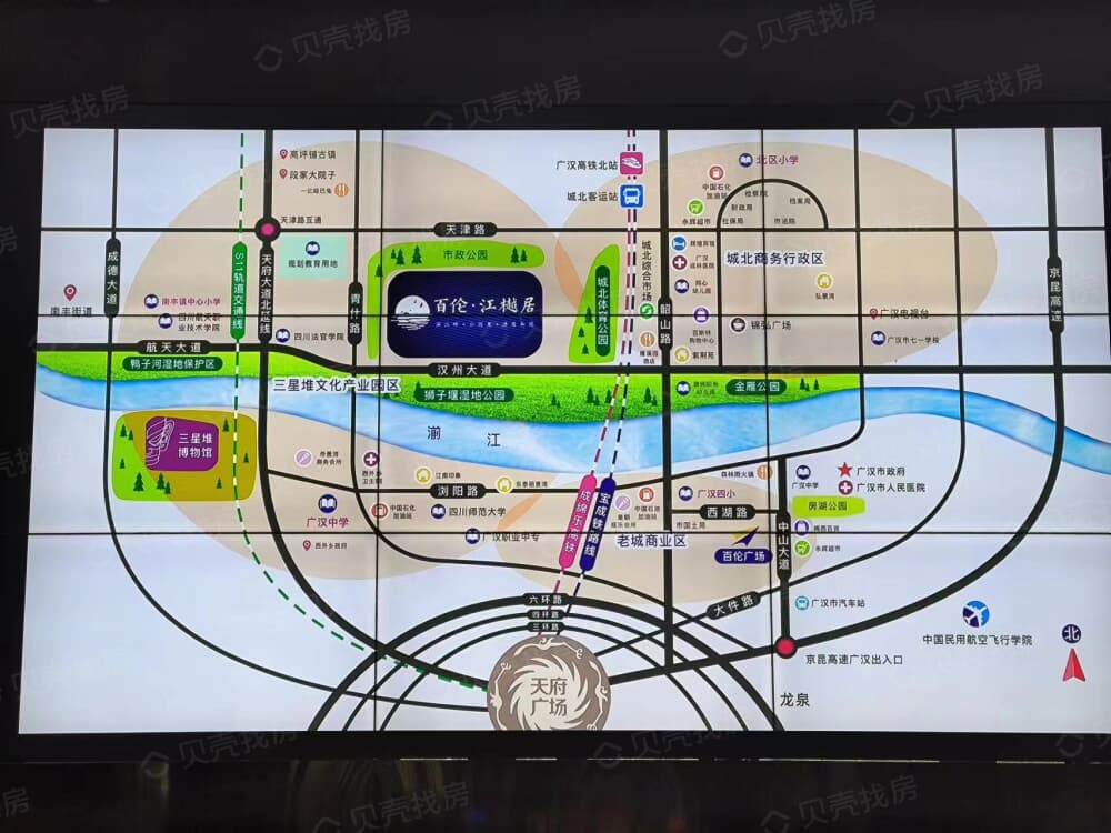 百伦江樾居区位
