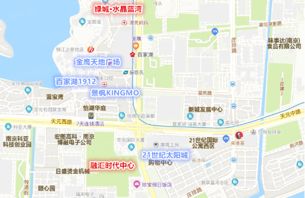 融汇时代中心区位