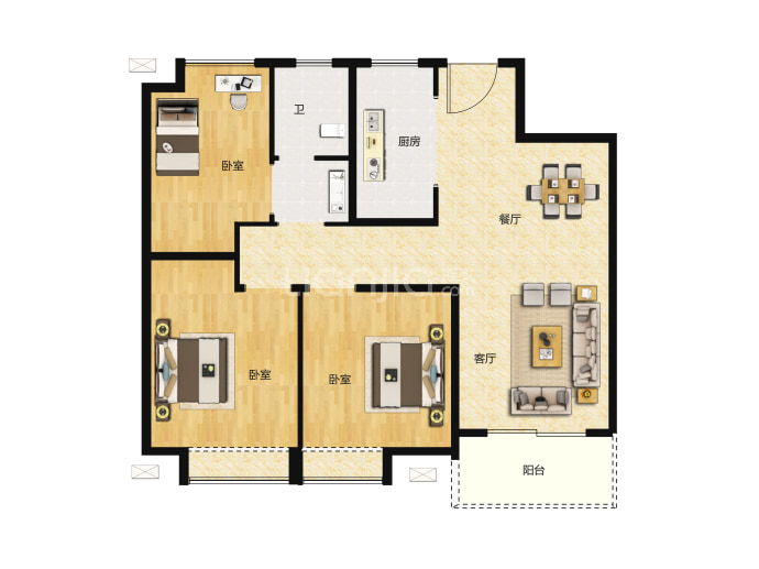 新力花园--建面 89m²