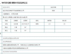 松石·御景江山预售许可证