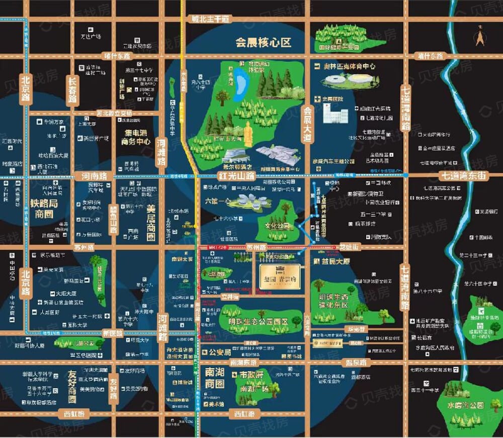 玺园青云府区位