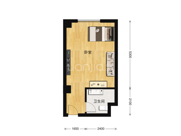 玖零桐城--建面 42.5m²