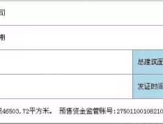 城投东方领誉预售许可证