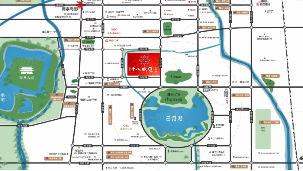 建业十八城9期区位
