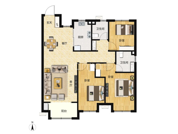 和达·熙园--建面 118m²