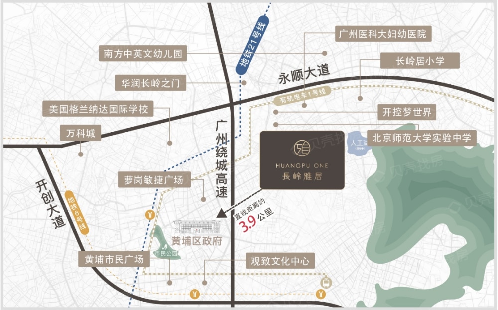 长岭雅居区位