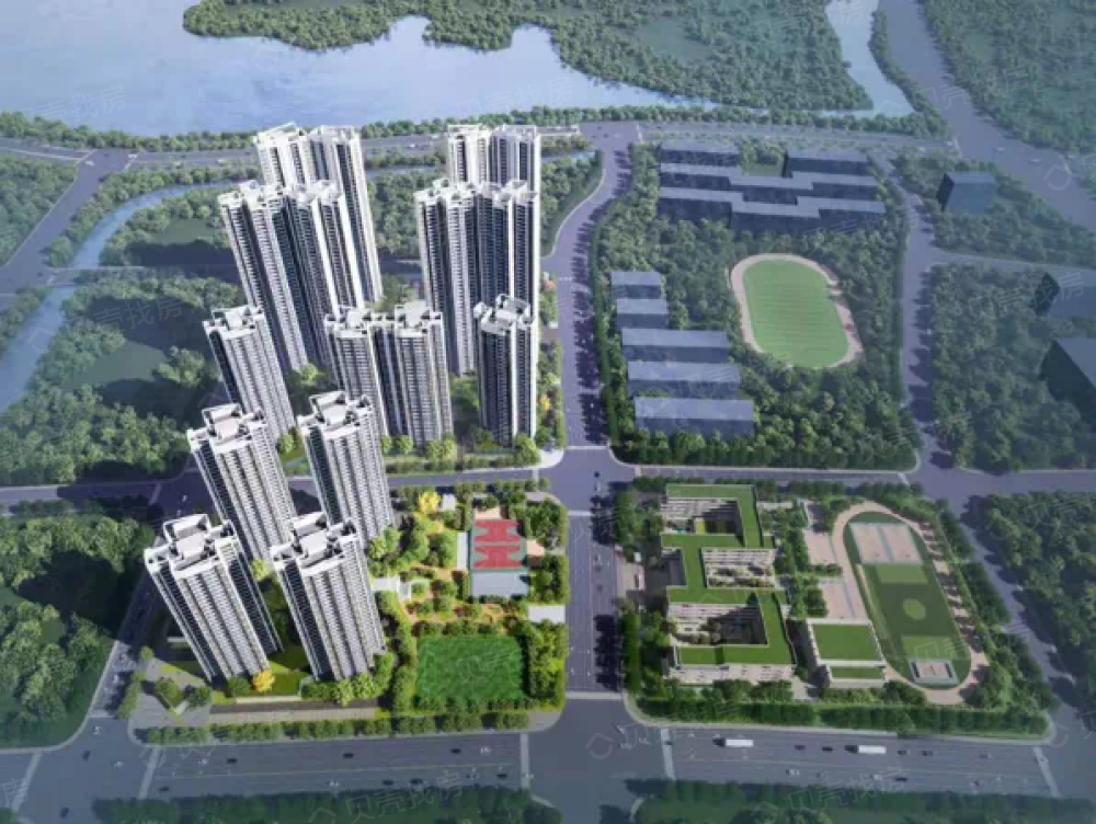 合景臻尚溋府效果图