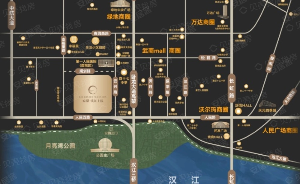 宏星·滨江上院区位