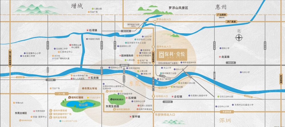 保利堂悦花园区位