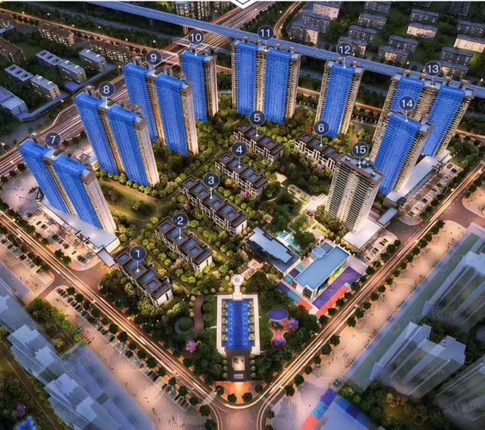 碧桂园秦都府效果图
