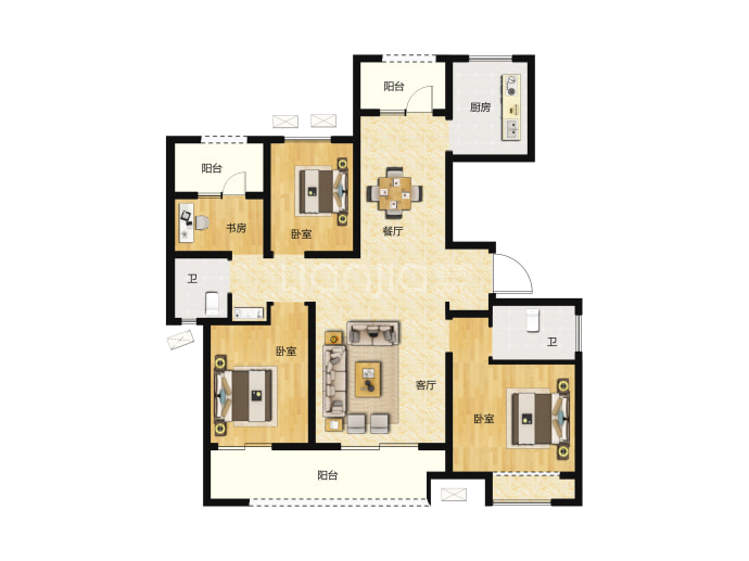 融侨城--建面 137m²