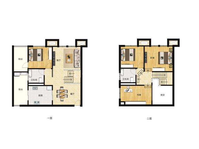 中联创·戛纳湾--建面 83m²