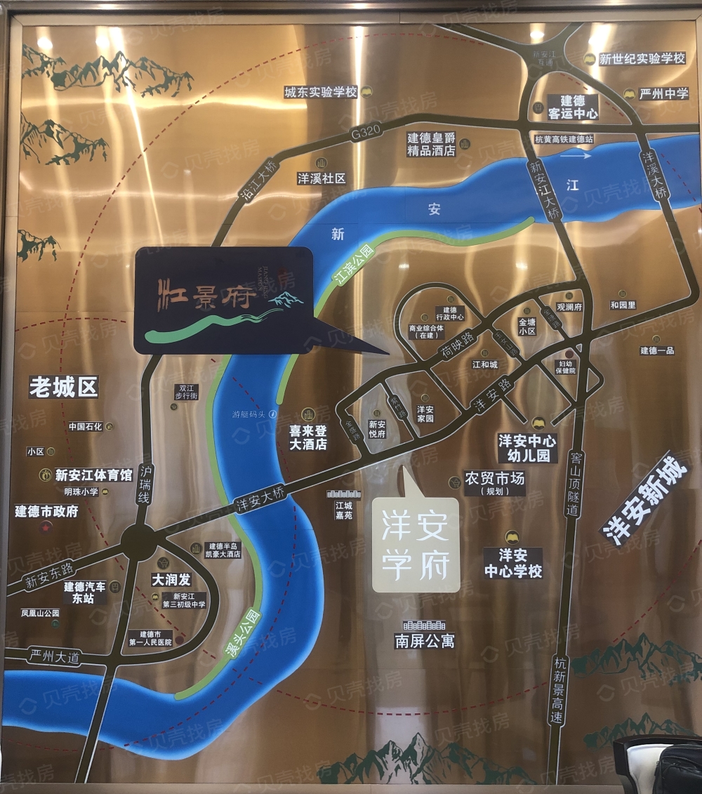 龙大江景府区位