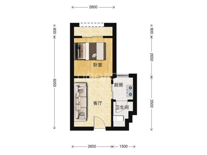 深城投中心公馆--建面 33m²