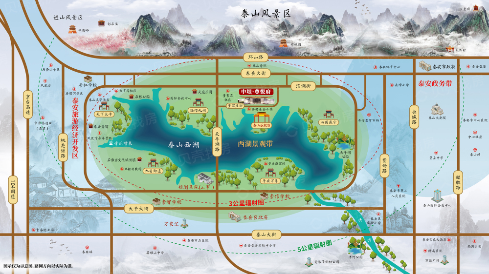 中垠·尊悦府区位